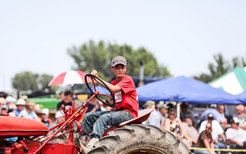 Emmitt Feistner was a regular in the 2023 Alpena Tractor Pull with several hooks. TRUE DAKOTAN FILE PHOTO