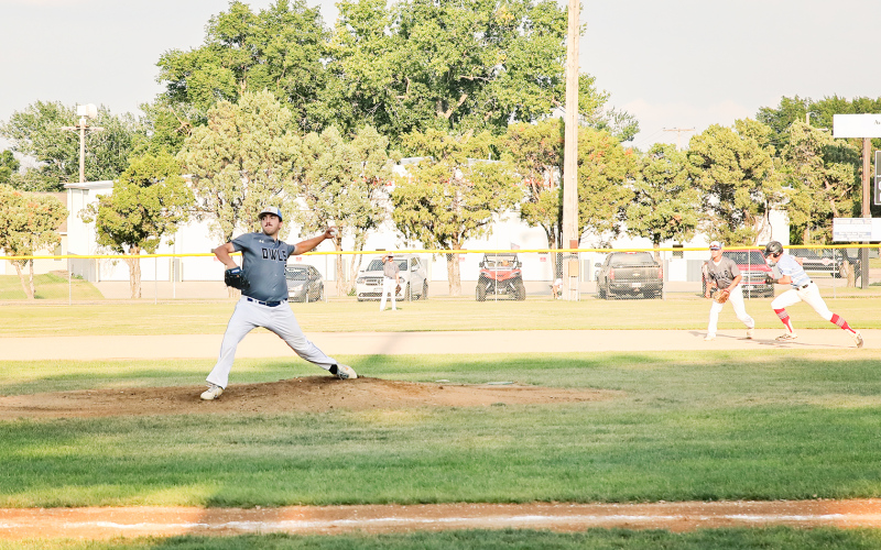 Mason Schelske was on the mound Sunday.