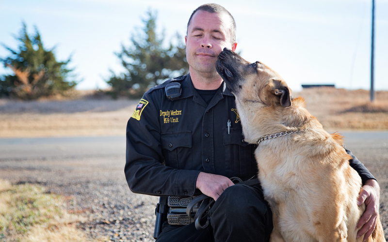 Shane Mentzer and Ajax.