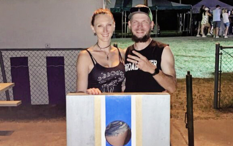 Third place winners AJ and Lori Williams. PHOTOS COURTESY LOREE GAIKOWSKI