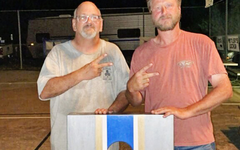 Second place winners Ed Gray and James Linn.