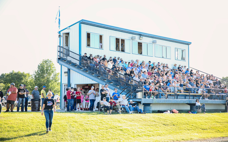 Fans cheered on the Blackhawks from Spartan Stadium in Wessington Springs. KRISTI HINE / TRUE DAKOTAN