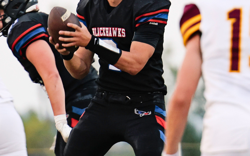 Holden Havlik passed for 265 yards and two touchdowns. Havlik capped off the night with five carries for 66 yards and one rushing touchdown.