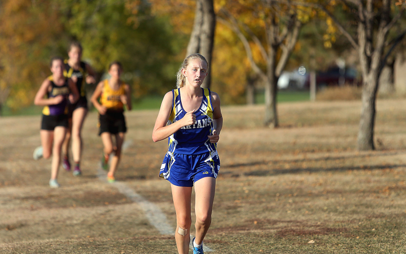In Parkston, Alexis Roesler captured the 12th place medal as she finished in 22:24.87. RODNEY HAAS / 605 SPORTS