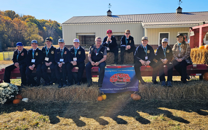 Nine Wessington Springs Chapter members raised funds to travel and gain the experience of attending the  FFA National Convention: Hayes Christensen, Logan Klein, Teagan Scheel, Hunter Heezen, Hudson Weber, Nolan Schaller, Ezra Anson, Ryder Roduner and Rylan Fagerhaug. Chaperone Christina Christensen traveled with the group.