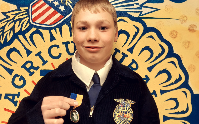Christensen Among FFA Regional Range Winners to Receive Scholarship