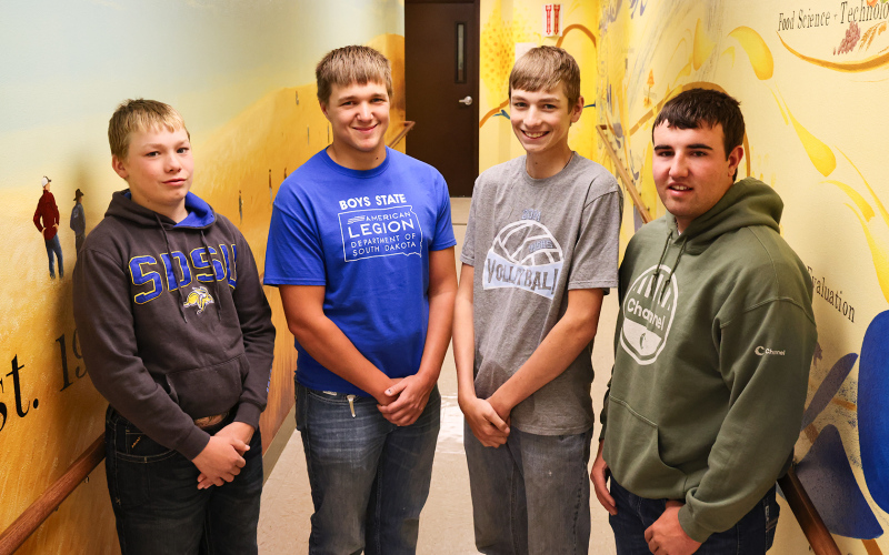 Already qualified for the national contest at Rangeland Days last June is Range team Hayes Christensen (individual 1st - gold at South Central Land and Range Contest), Robert Hine (individual 3rd - gold at South Central Land and Range Contest), Landen Christensen and Ridge Roduner (individual 7th - gold at South Central Land and Range Contest).