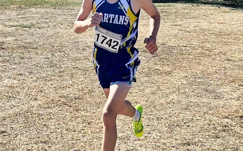 Ranick Fjerstad  ran 22:13.99 and finished 113th of the 120 runners that completed the race. PHOTO COURTESY ALICIA ROESLER