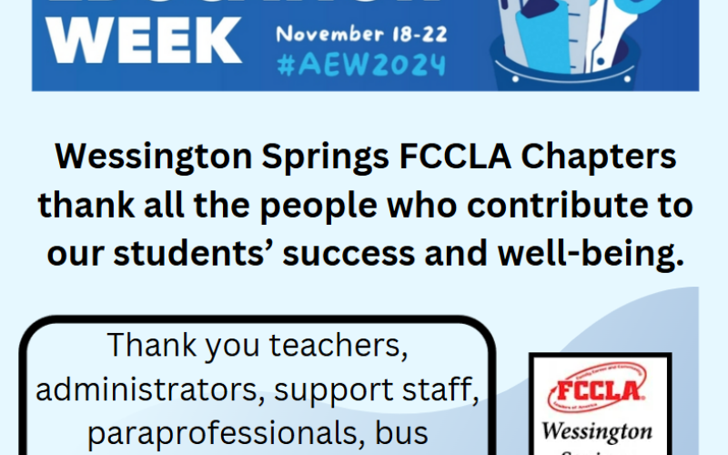WSHS Students Share Letters of Appreciation During American Education Week