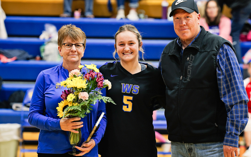 Lady Spartan volleyball player Mariah Messmer
