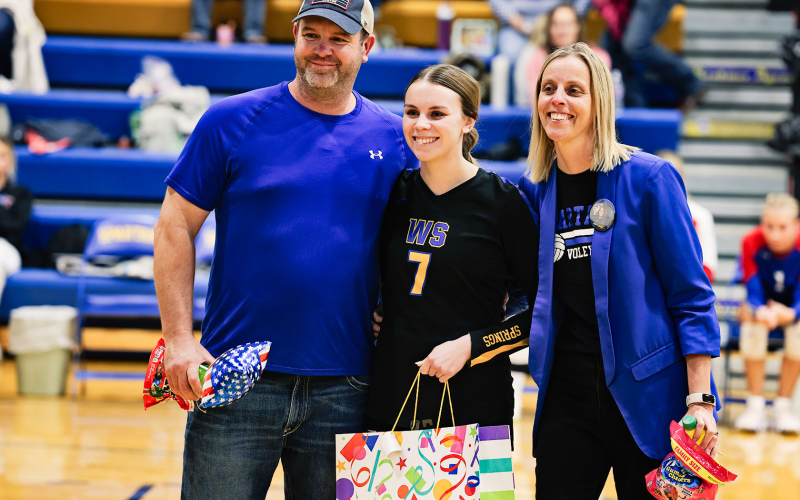 Lady Spartan volleyball player Ashlyn Weber