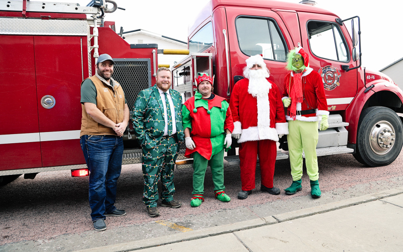 Jolly Old Kris Kringle returns to City Hall in Wessington Springs on Saturday, December 21
