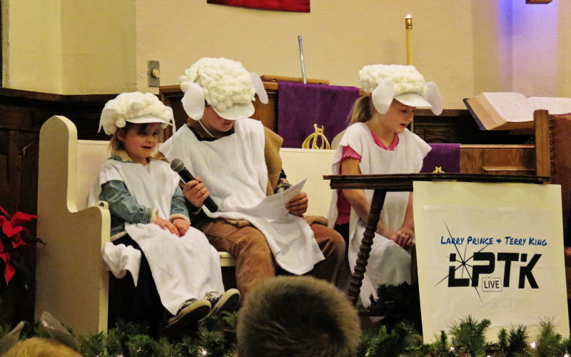 The Wessington Springs Methodist Church program told the Christmas story through skits featuring animals that were present at Jesus’ birth. PHOTO COURTESY LAURA KIESER