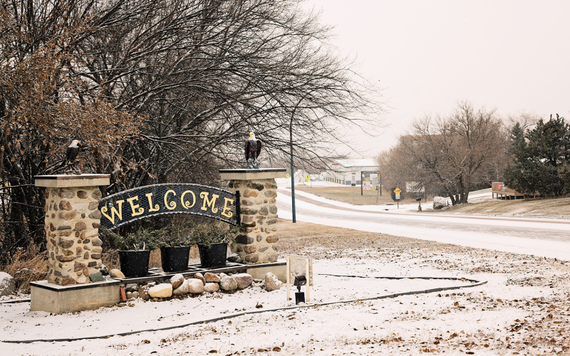 Sunday’s skift brings an inch of snow