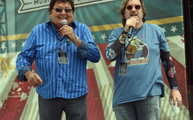 Terry Ree and Bruce Williams, aka Williams &amp;amp; Ree, perform during Country Thunder on July 20, 2018, in Twin Lakes, Wisconsin. (RICK DIAMOND/GETTY IMAGES FOR COUNTRY THUNDER)