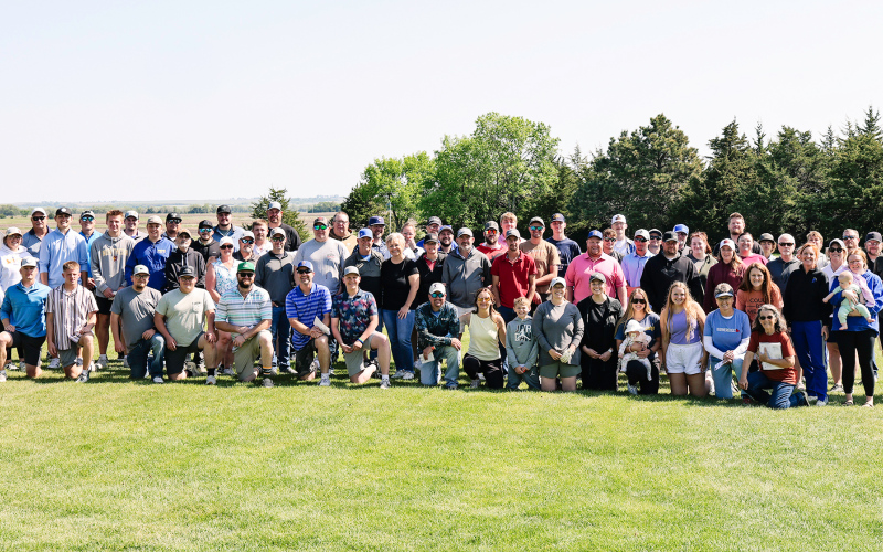 The golf tournament season is officially underway with the Annual Pair of Jacks Memorial Tournament drawing 31 teams to the course Sunday, May 25. The tournament was held in memory of Jack Ferguson and Jack Krueger and hosted by the Ferguson and Krueger families. The families said the tournament was held in celebration of two Wessington Springs men and their love for community, family, friends and golf. KRISTI HINE / TRUE DAKOTAN
