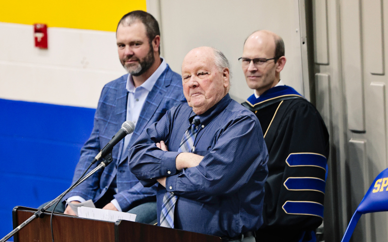 This year’s graduation speaker, Tom Long, was the principal and football coach at WSHS for 22 years. His presentation was titled BINGO: B for Beginning (first year of school); I for Interim (K-6); N for “No years” (7-12); G for Graduation (you made it) and O for Outta Here. He also offered words of wisdom to the graduates, “Keep learning, don’t fear people who are different than you, and remember the man on top of the mountain top didn’t fall there, he climbed.”