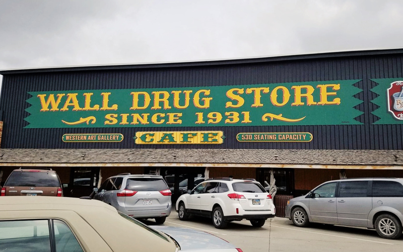Wall Drug has become a popular stop for tourists on their way to and from other west-river attractions, attracting millions of visitors a year. (Photo Courtesy: SDPB File Photo)