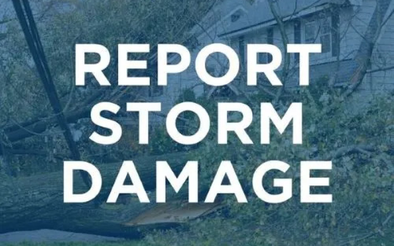 County Urges Property Owners to Report Storm Damage