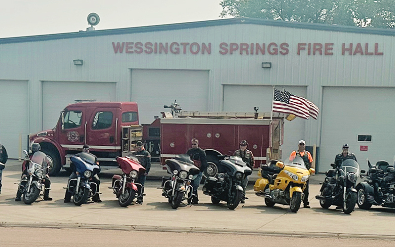 Twenty-six riders participated in the annual Sons of the American Legion Poker Run on Saturday, July 12, 2025. PHOTO COURTESY BLAKE WILLMAN