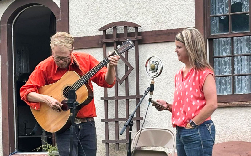 Wessington Springs’ own Julie Fastnacht shared the stage and her talent with Humbletown’s Dylan Lewis on July 17, 2025. (PHOTO COURTESY SACOTA)