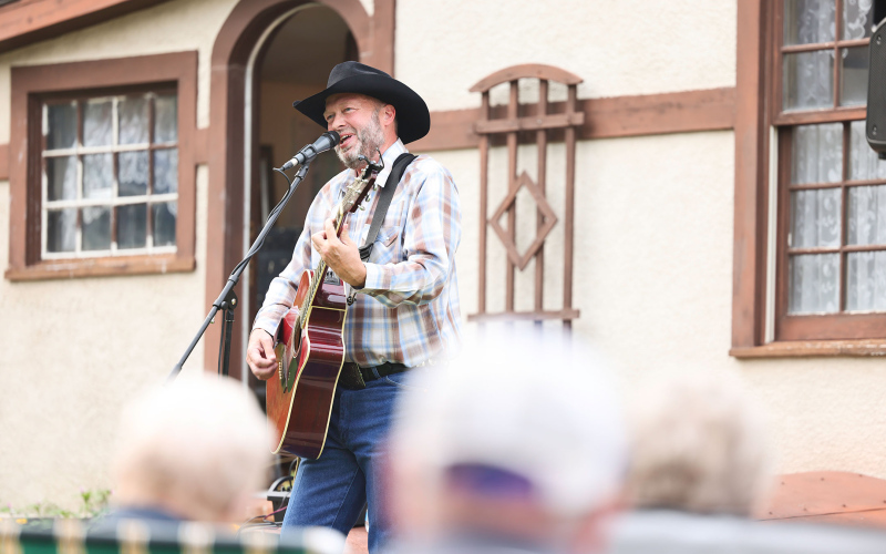 Hometown and South Dakota favorite Dustin Evans returned to Wessington Springs to round out the July music series on July 31, 2025.