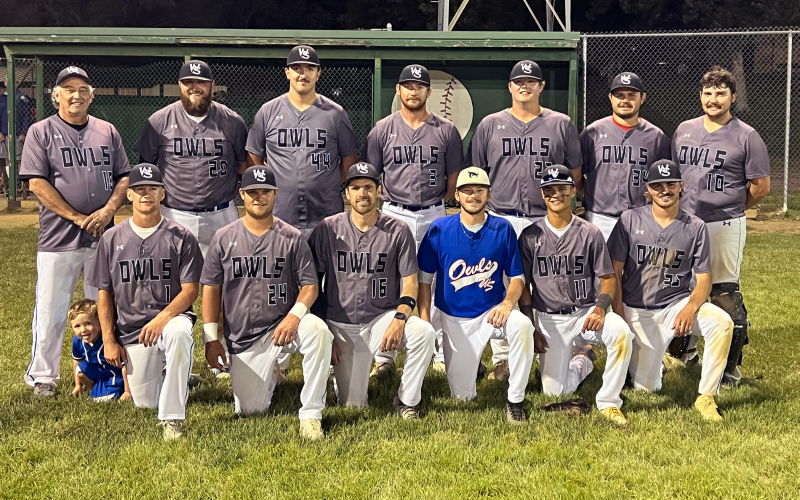 PHOTO COURTESY MELANIE SCHELSKE Back row: Coach Joe Butterfield, Trevor Kenobbie, Mason Schelske, Camden Jost, Parker DeJean, Drew Olinger, Dalton Mogck. Front row: Blake Larson, Lucas VanEnglenburg, Terek Butterfield, Trey Weber, Cade Mohling, Clay Olinger.