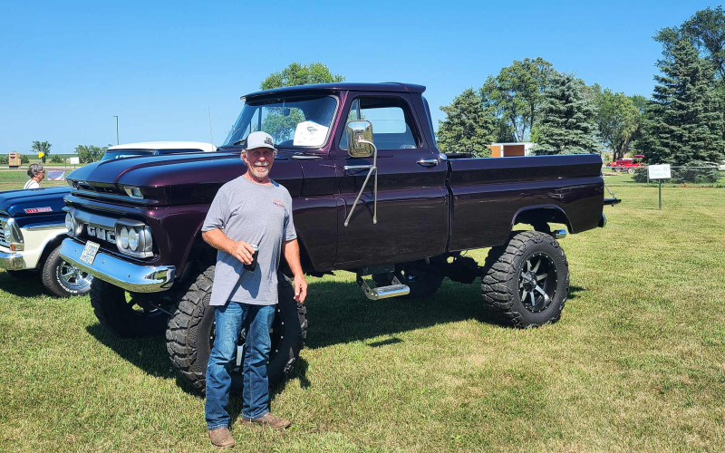 Paul VonEye, first place in the pickup division. PHOTO COURTESY ALPENA COMMUNITY FOUNDATION