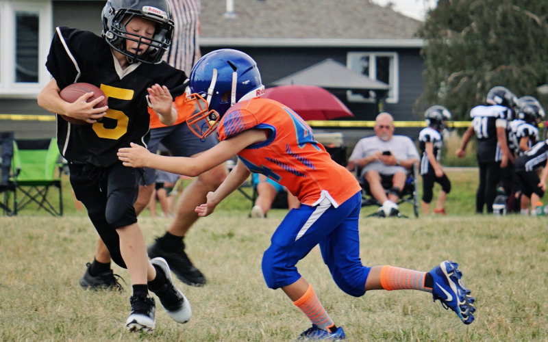 The Wolsey-Wessington Youth Football team, traveled to Parkston on Saturday, Sept. 15, 2025 to take part in a youth jamboree. Third and fourth grade team members include: Callen Carter, Ryder Krutzfeldt, Danny Waldner, Vonn Jungemann, Ben Timm, Brooks Jensen, Jax French, Kanton Moeding, Felix Sabalier, Jaxton Kunze, Aiden Wicks and Dean Carothers. (PHOTOS COURTESY ANDI FERGUSON)