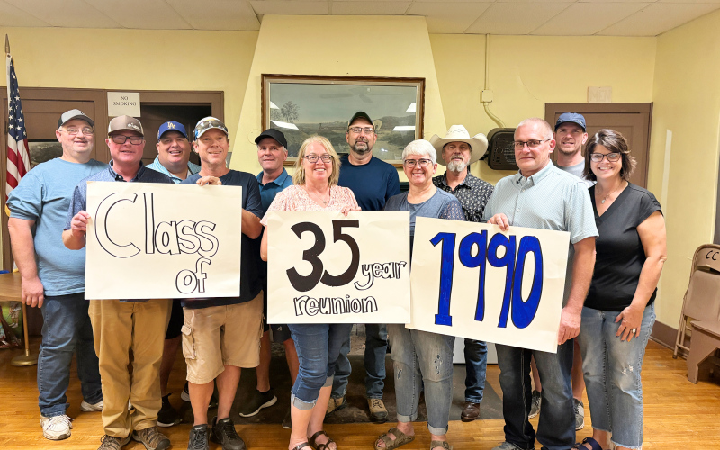 Shown back row, from left: Scott Hines, Perry Jost, Jason Winter, Ken Cudmore, Jason Burma, Casey Burg, Front row, from left: Chris Schimke, Chad Andersen, Kori Blake, Melanie Schelske, Gerrad Doering, Becky Fjerstad.