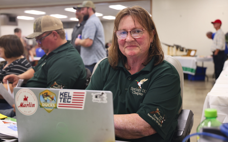 Ducks Unlimited volunteer Dawn Luckett
