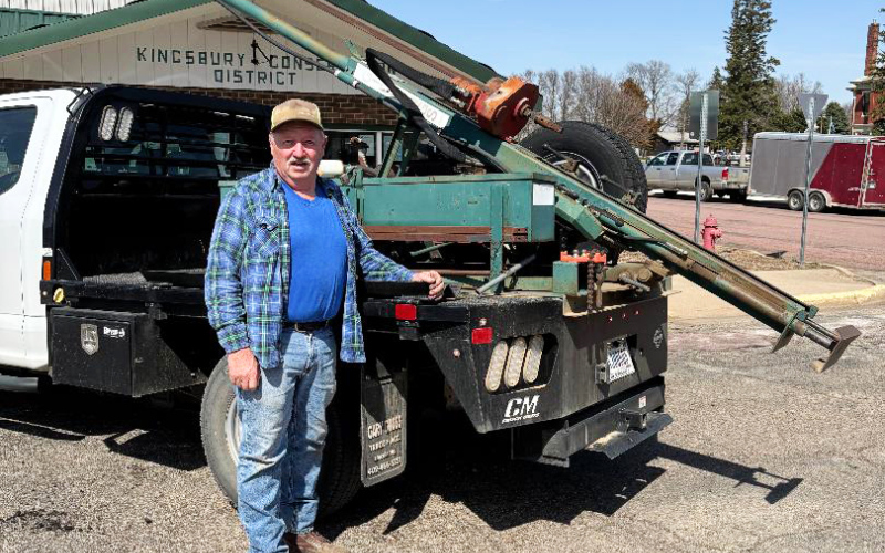 After working for the Natural Resource Conservation Service (NRCS) for 39 years, Steve Winter is turning in his soil probe. (PHOTO COURTESY TANYA FLEGEL)