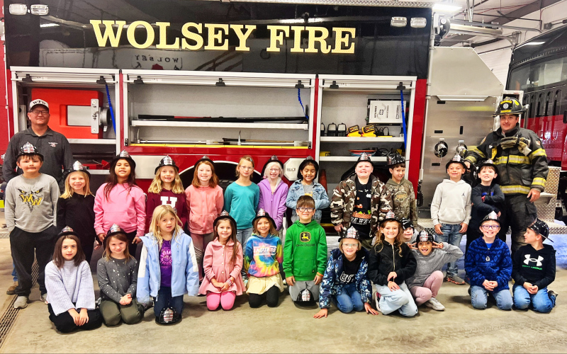 Fire Safety Lessons Hit Home for Wolsey Wessington Elementary Students
