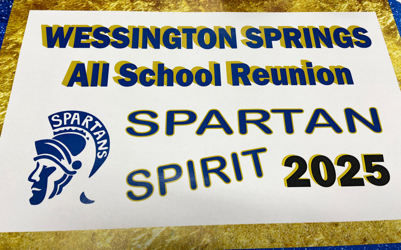 Spartan spirit was on full display — even the luncheon tables were decked out with spirited placemats celebrating WSHS pride.
