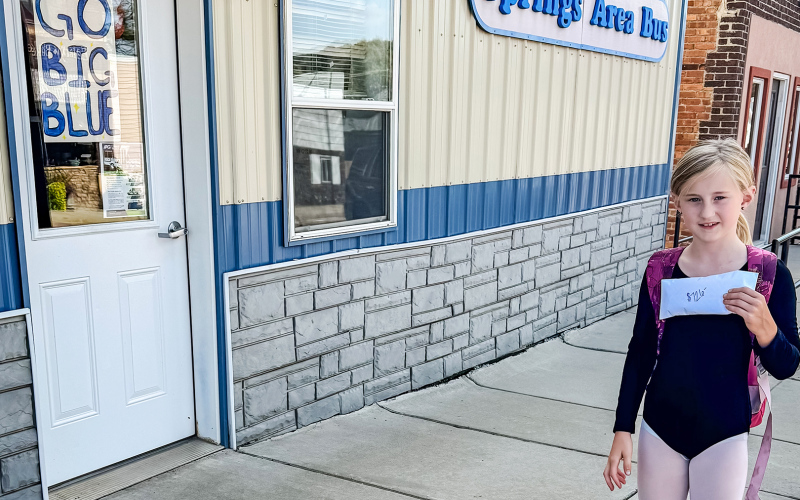 Young Entrepreneur Raises $700 for Springs Area Bus Services and Meals on Wheels