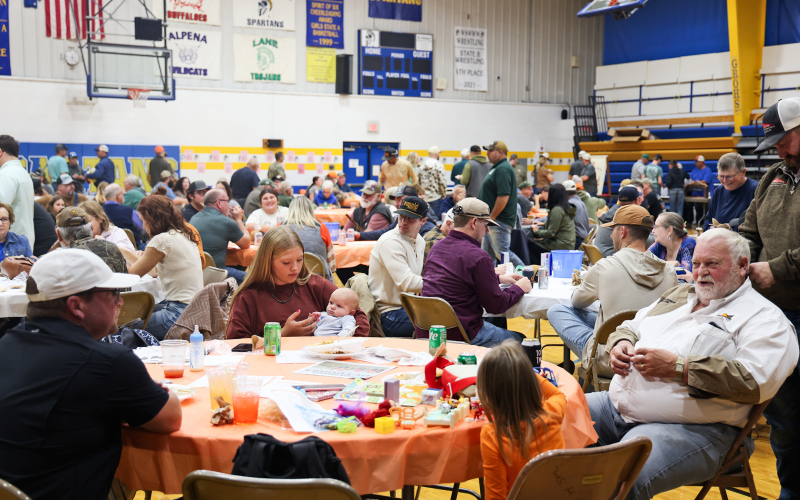 Out-of-town visitors and locals alike flocked to the Wessington Springs Elementary Gymnasium on the eve of Pheasant Season Opener last Friday, kicking off the season-long celebration with food, friendship and fun at the annual Wessington Springs Pheasants Forever Chapter Banquet.