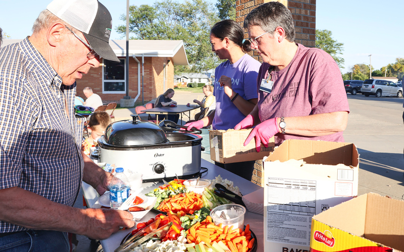 A crowd of about 100 turned out for the Wessington Springs Health Care Campus Family Fun Night, enjoying a free meal, visiting with local health care providers and exploring the many services available close to home.