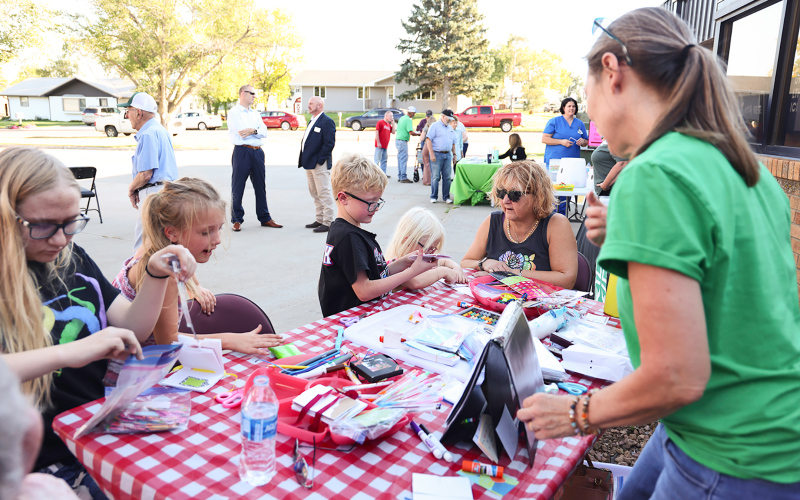 A crowd of about 100 turned out for the Wessington Springs Health Care Campus Family Fun Night, enjoying a free meal, visiting with local health care providers and exploring the many services available close to home.