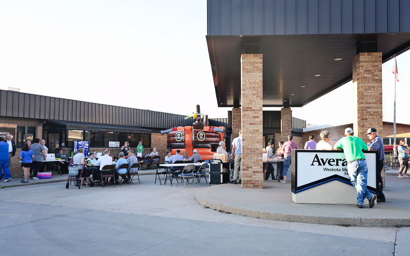 A crowd of about 100 turned out for the Wessington Springs Health Care Campus Family Fun Night, enjoying a free meal, visiting with local health care providers and exploring the many services available close to home.