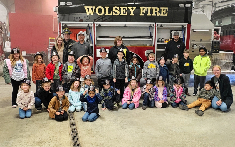 Fire Safety Lessons Hit Home for Wolsey Wessington Elementary Students