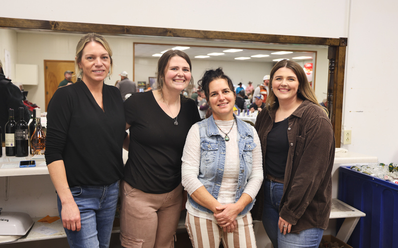 Heather Larson and the girls of Sweet Grass made sure no one went thirsty at the banquet.