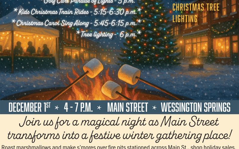 “Gather ’Round the Glow” as Wessington Springs Kicks off the Christmas Season Dec. 1