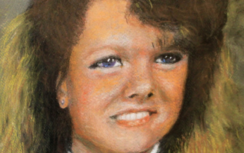 Margaret Schmidt’s drawing “Tammy” received first place in the Masters division at the Dakota MasterWorks Art Show.