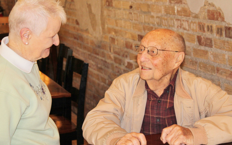 Dayle Winter and his wife, Rosemary, are pictured at Sweet Grass Eatery in Wessington Springs. Dayle represents the third generation of the Winter family to operate the long-standing business.