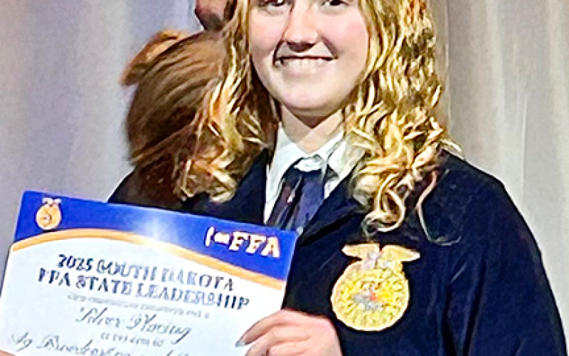 In Ag Broadcasting, Alexis Roesler earned a fifth-place (PHOTOS COURTESY ALICIA ROESLER)