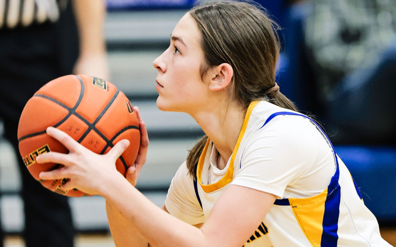 Kenzie Kolousek scored 10 points during Saturday’s home contest.