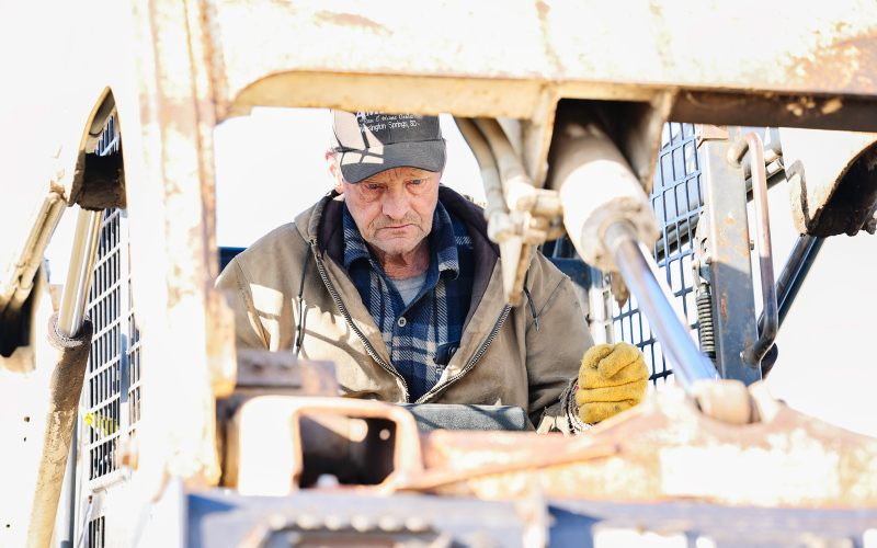 Through many hours of hands-on work, Larry Powell has been instrumental in helping preserve and maintain Hope Cemetery for future generations.
