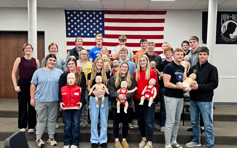 WSHS Senior Max Klein Leads CPR Training for Classmates