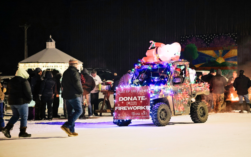 Raising funds for the parade's famed fireworks show.