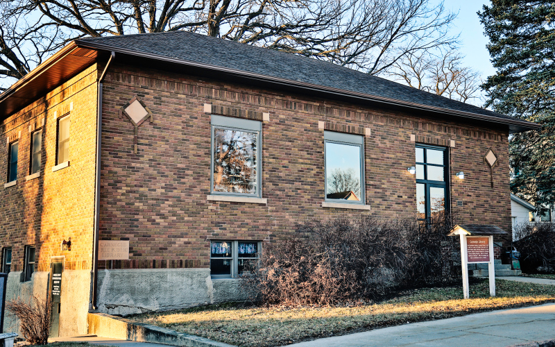 The historic Carnegie Library in Wessington Springs, listed on the National Register of Historic Places, could receive long-needed maintenance as the library board moves forward with inspections and cost estimates. (KRISTI HINE / TRUE DAKOTAN)